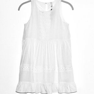 NEW Xhilaration Beautiful Ivory (almost white) Crochet Dress - Medium (7…
